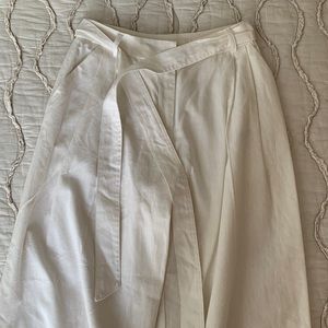 ASOS petite white cropped pants